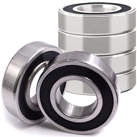 HD Switch 6 Pack- Premium C3 Spindle Bearings fits Hustler 783555, Jacobsen 552184 - C3 Clearances and High Temperature Grease - OEM Upgrade Zero Turn Lawnmower