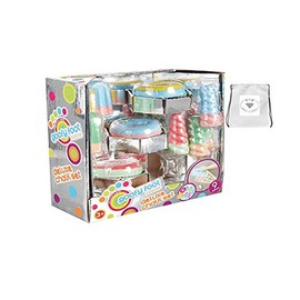 VE 9 Pieces Multi Color Deluxe Chalk Set Pop Cycle Swirl Donut Shape Sidewalk Chalk Girls Boys Teens Tweens