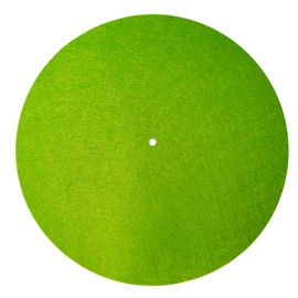 sdroceRyaM Turntable Mat 12 Inches Slip Mat 3mm Anti-Static for LP Vinyl Record High-Fidelity Audiophile Acoustic Sound Support Help Reduce Noise Due to Static and Dust (Green)