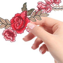 13 bordados con flores de encaje para manualidades, manualidades, decoración, vaqueros, chaquetas, ropa, bolsas