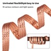 KWOKWEI 16 mm Flat Copper Braid Cable, 3 m /