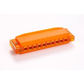 HOHNER Horner Translucent Harp Orange 10 Holes/C Tone