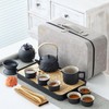 ICHAG Japanese & Chinese Tea Set, Adults' Portable Gongfu Tea