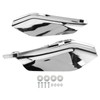 2Pcs Air Deflector Trim Heat Shield Motorcycle MidFrame Trim Fit