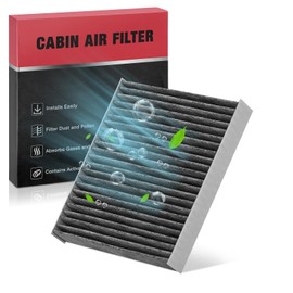 BDFHYK Cabin Air Filter with Activated Carbon Compatible with Kia Soul 2010 2011 2012 2013, Replace# CF10776, 971332K000, Easy to Install