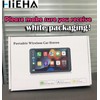 Hieha 2025 Upgraded Wireless Carplay Stereo with Suction Mount, Rear