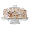 Cake Stand with Dome Cover, 6-in-1 Multi-Purpose Use, Cake Stand