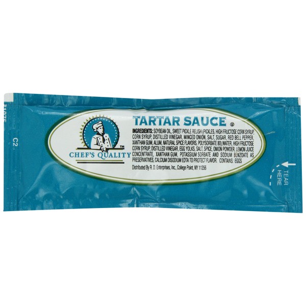 Chef's Quality Tartar Sauce, 200 Count