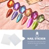 OHPHCALL 8pcs Geometric Line Nail Sticker Full Nail Wraps Manicure