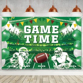 1 Pcs Football Backdrop Sports Backdrop Football Field Photography Backdrop Sports Theme Touchdown Banner Football Party Decorations Sports Birthday Party Decorations Tailgate Party Decor 71 x 47 Inch