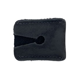 Hide & Drink, Leather Double Edge Safety Razor Head Protective Sheath, Shaving Travel Cover Handmade (Slate Blue)