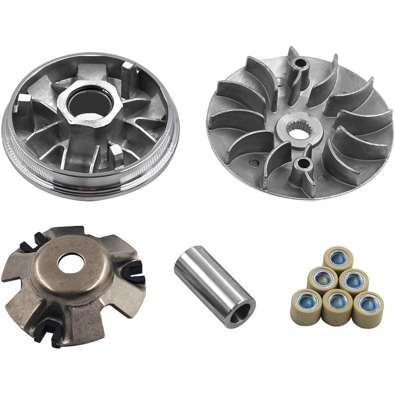 Trkimal Complete Variomatic Variator Castors Assembly Kits Replacement for GY6