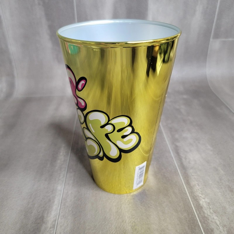 7-11 Limited Edition 7-11 Chrome Silver & Gold Plastic Slurpee