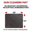 Sgreatiny 20"x 16" Large Gun Cleaning Mat,Work mat,Double Thickness Anti