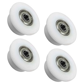 Perfeclan 4 x 1 Pack Rowing Machine Bearing Wheel Accessories Replacement Attachments Durable Fitness Equipment Trainer Gear Gym Wheel for Fitness Exercises at Home