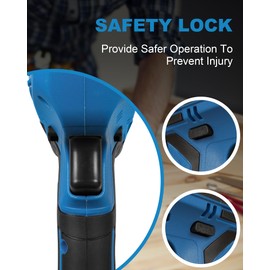 LUXTER Cordless Reciprocating Saw 5000RPM Tool‑Free Blade Change Variable Speed LED Light 4.0Ah Battery 6 Saw Blades Portable Electric Power Reciprocating Saw for PVC Wood, Metal Cutting DIY