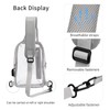 TINYAT Clear Sling Bag Stadium Approved Transparent Bag Crossbody Casual