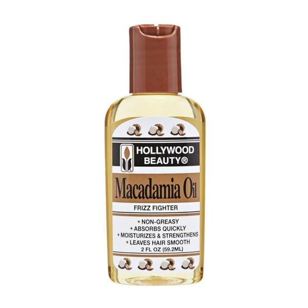 Hollywood Beauty Macadamia Oil, 2 Oz