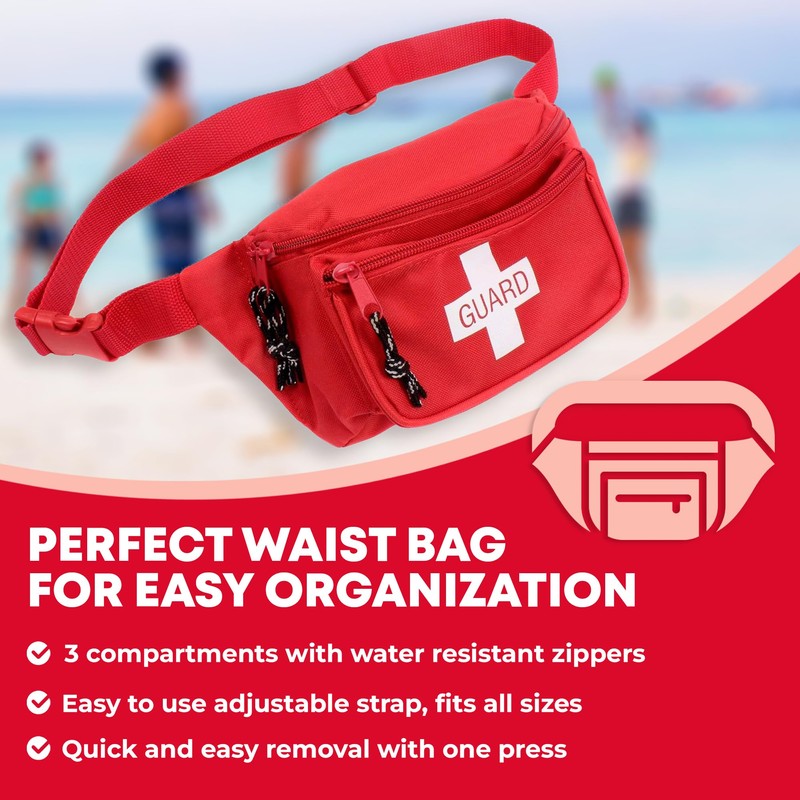 Ever Ready First Aid, Fanny Pack/Hip Pack, Fully Stocked First