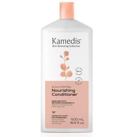 KAMEDIS Hair Conditioner Botanical-Based. Moisturizer for Dry Damaged Hair. Strengthens & Nourishes All Hair Types. Contains Shea Butter, Castor Oil & Argan Oil For Sensitive Scalp. 16.9 Fl Oz.