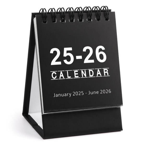 Mini Desk Calendar 2025/26 (Jan.2025 to Jun.2026) Mini 2025 Calendar