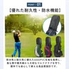 ideamall Golf Bag Hood Cover Caddy Waterproof Dirtproof Black