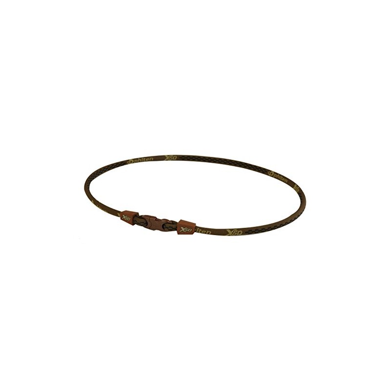 Phiten Necklace RAKUWA NeckX50, brown