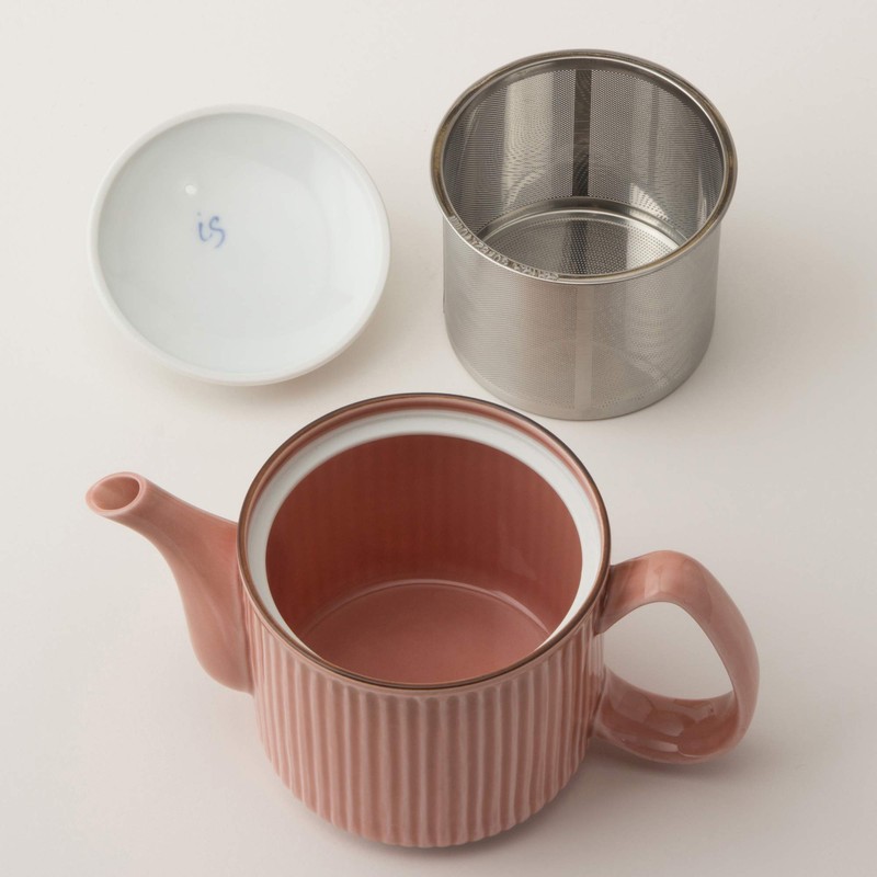 Hasami ware Flower Row Super Stainless Steel Tea Strainer Lightweight