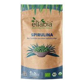 Organic Spirulina Tablets 1 kg | 2500 Pellets 400 mg High Dose | Premium Raw Food Quality | 100% Pure Algae Tabs without Additives | Vegan