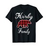KIRBY Family Bear Red Checked Christmas Pyjamas Men Women Gift