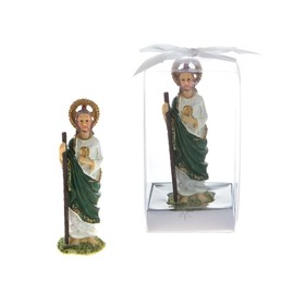 Lunaura Religious Keepsake - Set of 12 Saint Jude San Judas Tadeo Figurine Statue Favors