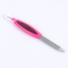 Nail cuticle remover V-shaped pusher double-sided nail care portable file / 손톱 큐티클 제거 V자밀대 양면 네일관리 휴대용 파일