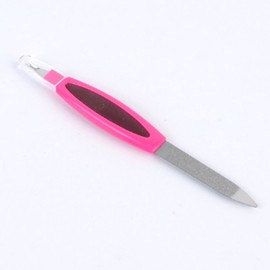 Nail cuticle remover V-shaped pusher double-sided nail care portable file / 손톱 큐티클 제거 V자밀대 양면 네일관리 휴대용 파일