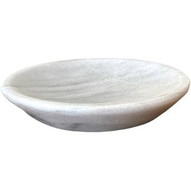 Plato para anillo, Plato de mármol para joyeria, Alhajero - Anillero (Blanco Guadiana (Anillero))