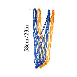 Tabanzhe Chicken Vegetable Hanging Feeder-2 Pcs Hens Cabbage Feeder Chicken Vegetable String Bag Poultry Fruit Holder for Hens Goose Duck(Blue and Yellow)