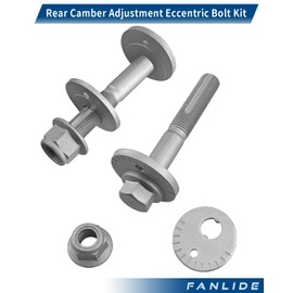 FANLIDE 2 Set Rear Camber Adjustment Eccentric Bolt Kit DG9Z-5K978-A 7T4Z-5K751-A W716343-S440 Compatible with Ford Edge Fusion Mustang and Lincoln MKX MKZ