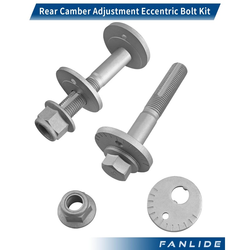 FANLIDE 2 Set Rear Camber Adjustment Eccentric Bolt Kit DG9Z-5K978-A