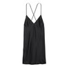 Victoria's Secret Satin Open-Back Slip, Black, XL