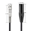 ipovoq bnc xlr convert bnc to xlr cable speaker cable