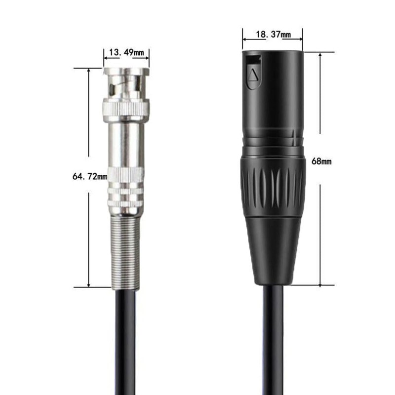 ipovoq bnc xlr convert bnc to xlr cable speaker cable