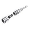 sourcing map Milling Cutter Collet Extension Rod Adapter 6.35 mm