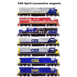 CSX Spirit Of Locomotives 7 magnets Andy Fletcher