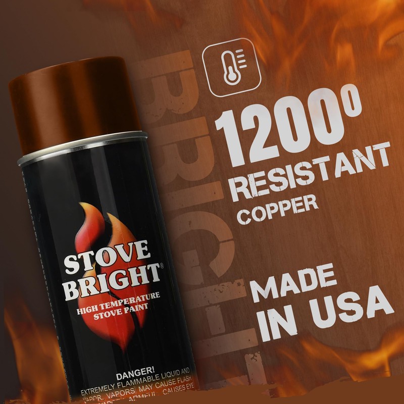 Stove Bright High Temp Paint - Copper - 8152 |