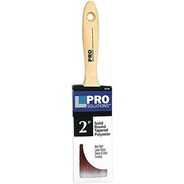 Pro Solutions 22120 SRT Polyester Paint Brush, Beaver Tail Handle, 2" Flat Sash