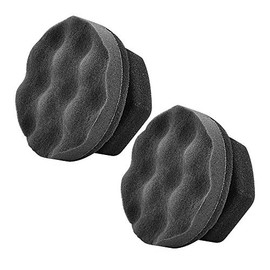 IPELY Paquete de 2 Almohadillas Aplicadoras de Brillo para Neumáticos Grandes, Almohadilla Aplicadora de Tratamiento para Neumáticos con Agarre Hexago