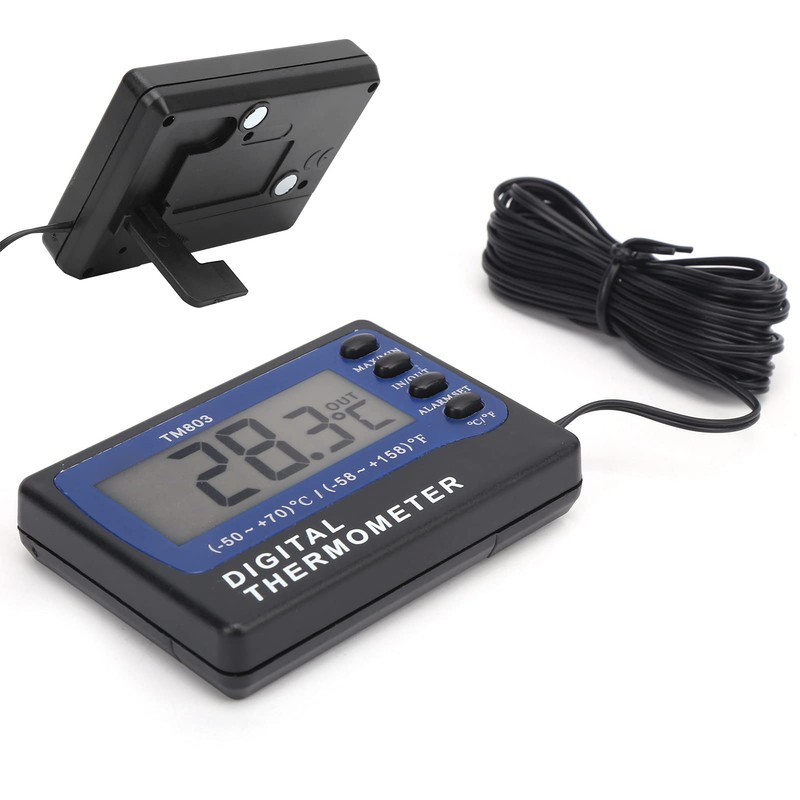TM803 Digital Refrigerator Thermometer Temperature Meter with Alarm Function Freezer