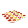 Pebbly Glass Trivet 15.8 x 0.3cm-Citrus, Multi Coloured