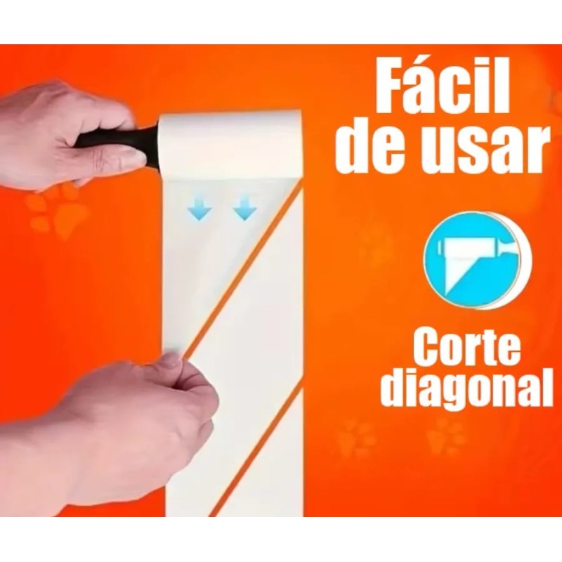 Rodillo Quita Pelusa Pelos Cinta Adhesiva 60 Hojas Ce02 Xsh