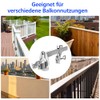 Parasol Holder Balcony Railing 32 mm/25 mm, Parasol Holder Balcony,