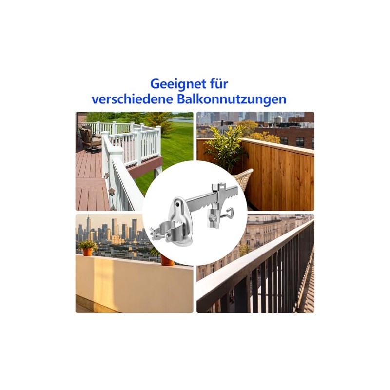 Parasol Holder Balcony Railing 32 mm/25 mm, Parasol Holder Balcony,